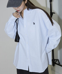 US. POLO ASSN./ユーエスポロアッスン 別注 レギュラーカラーオックスフォードシャツ(限定展開)