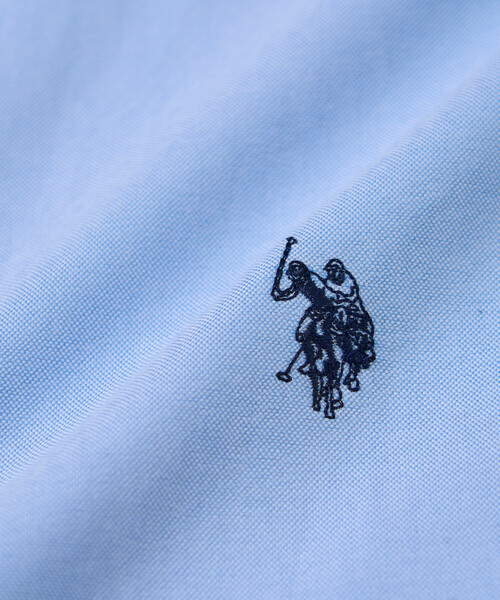 U.S. POLO ASSN.(ユーエスポロアッスン)の「US. POLO ASSN./ユーエスポロアッスン 別注 レギュラーカラーオックスフォードシャツ(限定展開)(シャツ/ブラウス・メンズ・イエロー/その他13/ホワイト/サックスブルー・MEDIUM/LARGE/SMALL)」の14枚目の写真