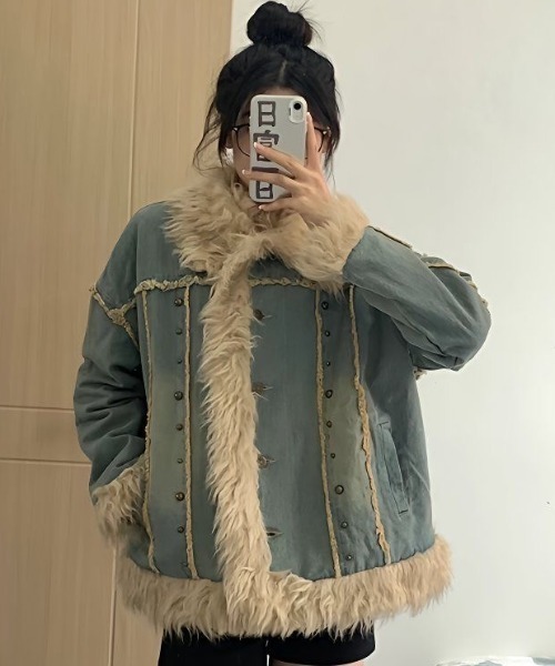 セール】エコファーミックス デニムジャケット（デニムジャケット