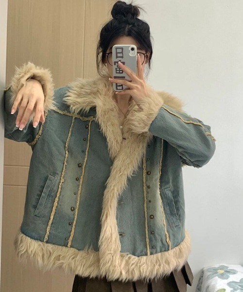 セール】エコファーミックス デニムジャケット（デニムジャケット