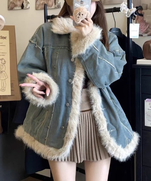 gossip！ロサンゼルス（ゴシップロサンゼルス）の「エコファーミックス デニムジャケット（デニムジャケット・レディース・ライトブルー・M）」の20枚目の写真