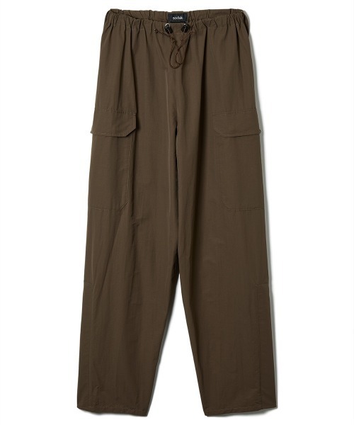 soduk（スドーク）の「【soduk】parachute wide trousers（カーゴパンツ・レディース・ブラック/カーキ・ONE SIZE）」の10枚目の写真