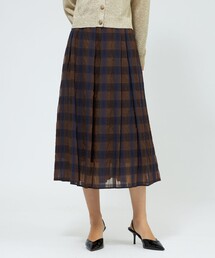 【EPOCA STORIA】オンブレーチェックスカート 《WEB&EPOCA THE SHOP店舗限定》