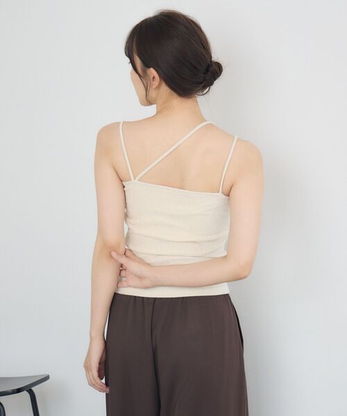 RETRO GIRL（レトロガール）の「ラメベロアカップ付キャミ（キャミソール・レディース・ナチュラル/ブラック/ブラウン・FREE）」の15枚目の写真