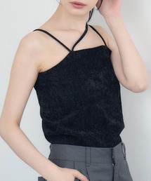 RETRO GIRL | ラメベロアカップ付キャミ(キャミソール)