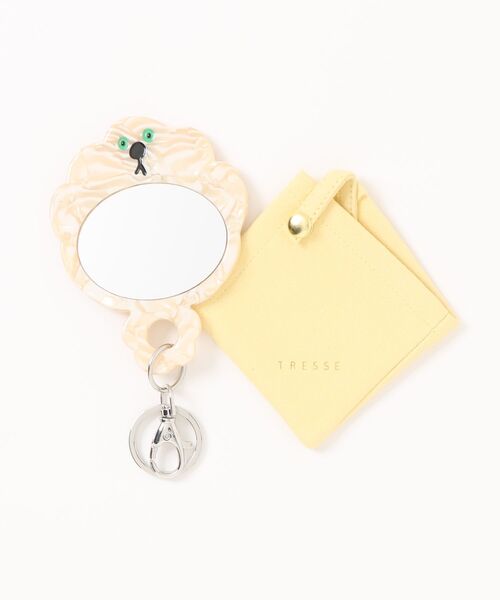 BABYLONE（バビロン）の「【TRESS】＜別注＞ミラーチャーム（チャーム・レディース・オフホワイト/ブラウン・FREE）」の16枚目の写真