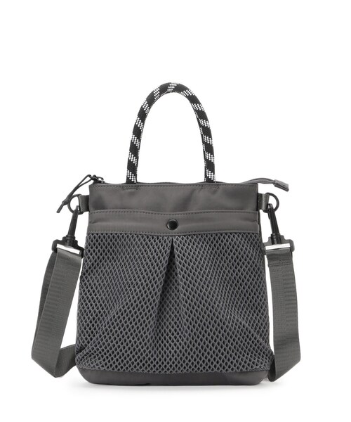 Dessin（デッサン）の「メッシュポケットナイロン  2WAYバッグ（ショルダーバッグ・レディース・グレー/ブルー/ブラック・00）」の7枚目の写真