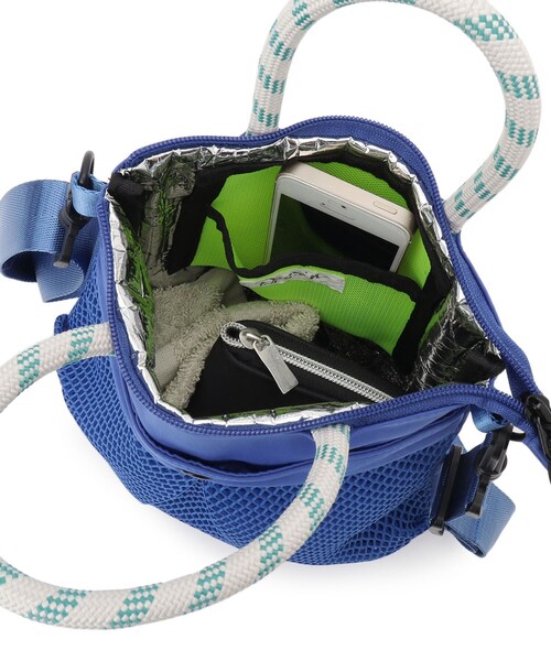 Dessin（デッサン）の「メッシュポケットナイロン  2WAYバッグ（ショルダーバッグ・レディース・グレー/ブルー/ブラック・00）」の16枚目の写真