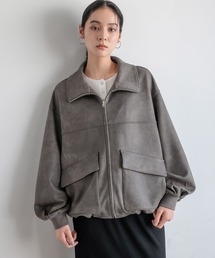 LOWRYS FARM | レザーボリュームブルゾン　580814(ブルゾン)