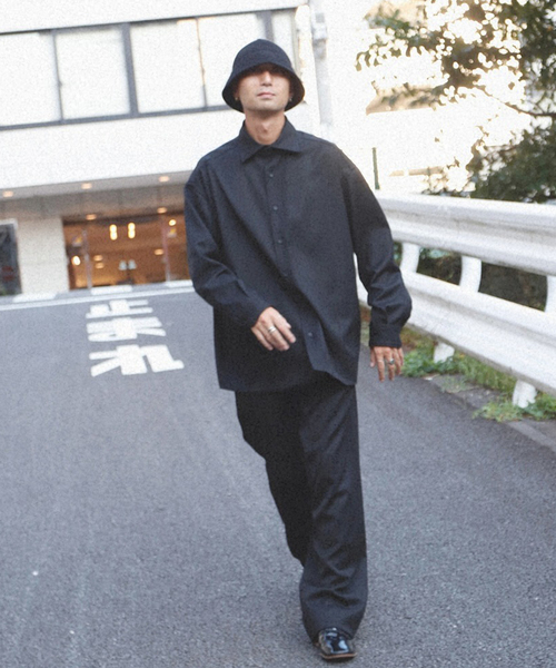 SEEALL（シーオール）の「SEEALL / シーオール RAWCUT EASY PANTS WOOL（その他パンツ・メンズ・ブラック・3）」の7枚目の写真