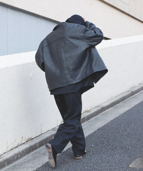 SEEALL（シーオール）の「SEEALL / シーオール RAWCUT EASY PANTS WOOL（その他パンツ・メンズ・ブラック・3）」の5枚目の写真