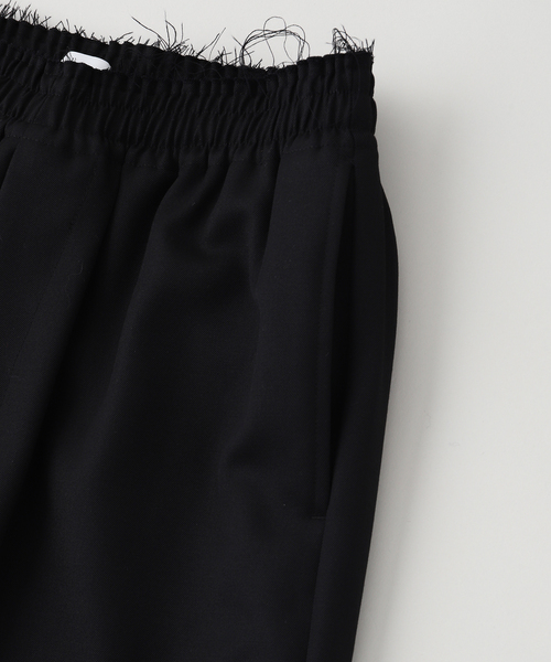 SEEALL（シーオール）の「SEEALL / シーオール RAWCUT EASY PANTS WOOL（その他パンツ・メンズ・ブラック・3）」の13枚目の写真