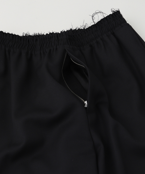 SEEALL（シーオール）の「SEEALL / シーオール RAWCUT EASY PANTS WOOL（その他パンツ・メンズ・ブラック・3）」の11枚目の写真
