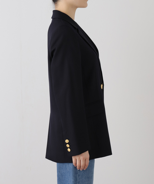 La TOTALITE（ラトータリテ）の「T/Wダブルブレストジャケット（その他アウター・レディース・ネイビー/ベージュ/ブラウン・36/40/38）」の19枚目の写真