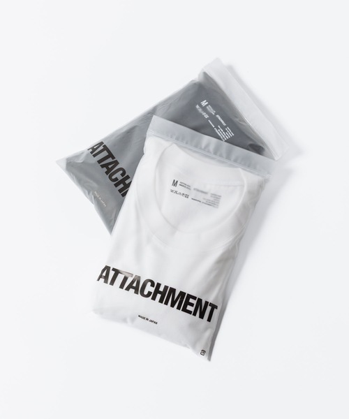 ATTACHMENT(アタッチメント)の「【LIMITED】PACK チューブTシャツ S/S / PACK 20/1 TUBE JERSEY S/S TEE(Tシャツ/カットソー・メンズ・ホワイト/ブラック・1/3/2)」の3枚目の写真