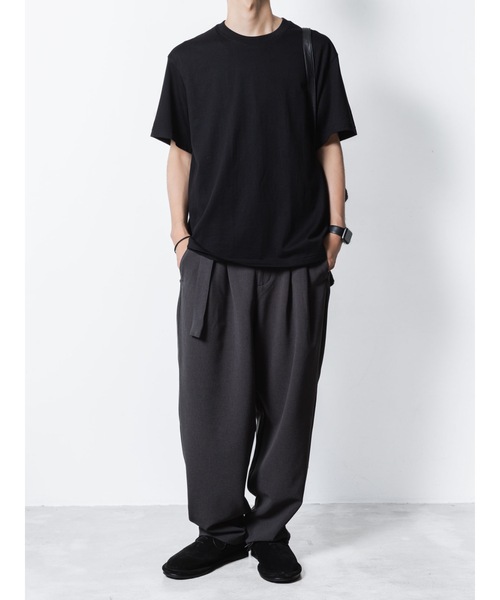 ATTACHMENT(アタッチメント)の「【LIMITED】PACK チューブTシャツ S/S / PACK 20/1 TUBE JERSEY S/S TEE(Tシャツ/カットソー・メンズ・ホワイト/ブラック・1/3/2)」の21枚目の写真