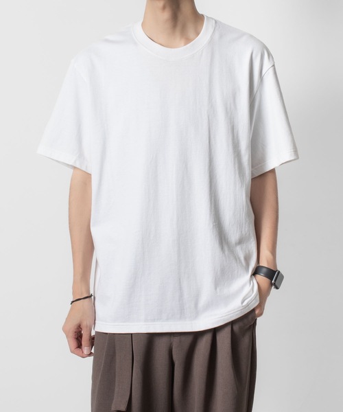 ATTACHMENT(アタッチメント)の「【LIMITED】PACK チューブTシャツ S/S / PACK 20/1 TUBE JERSEY S/S TEE(Tシャツ/カットソー・メンズ・ホワイト/ブラック・1/3/2)」の4枚目の写真
