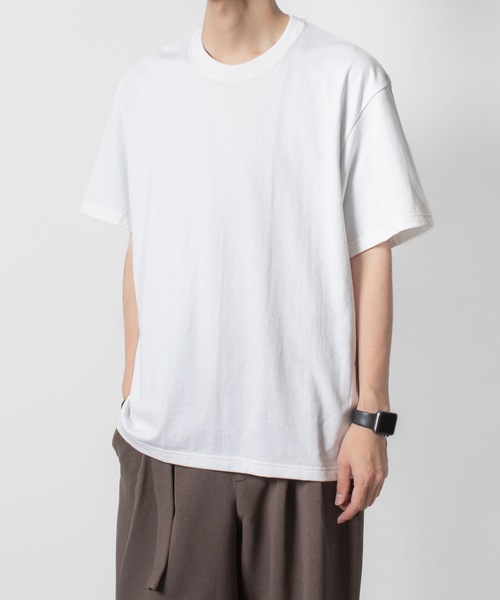 ATTACHMENT(アタッチメント)の「【LIMITED】PACK チューブTシャツ S/S / PACK 20/1 TUBE JERSEY S/S TEE(Tシャツ/カットソー・メンズ・ホワイト/ブラック・1/3/2)」の5枚目の写真