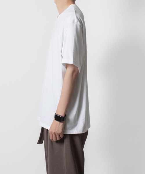 ATTACHMENT(アタッチメント)の「【LIMITED】PACK チューブTシャツ S/S / PACK 20/1 TUBE JERSEY S/S TEE(Tシャツ/カットソー・メンズ・ホワイト/ブラック・1/3/2)」の6枚目の写真