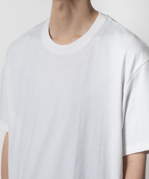 ATTACHMENT(アタッチメント)の「【LIMITED】PACK チューブTシャツ S/S / PACK 20/1 TUBE JERSEY S/S TEE(Tシャツ/カットソー・メンズ・ホワイト/ブラック・1/3/2)」の8枚目の写真