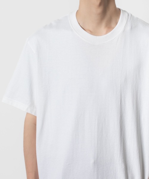 ATTACHMENT(アタッチメント)の「【LIMITED】PACK チューブTシャツ S/S / PACK 20/1 TUBE JERSEY S/S TEE(Tシャツ/カットソー・メンズ・ホワイト/ブラック・1/3/2)」の9枚目の写真