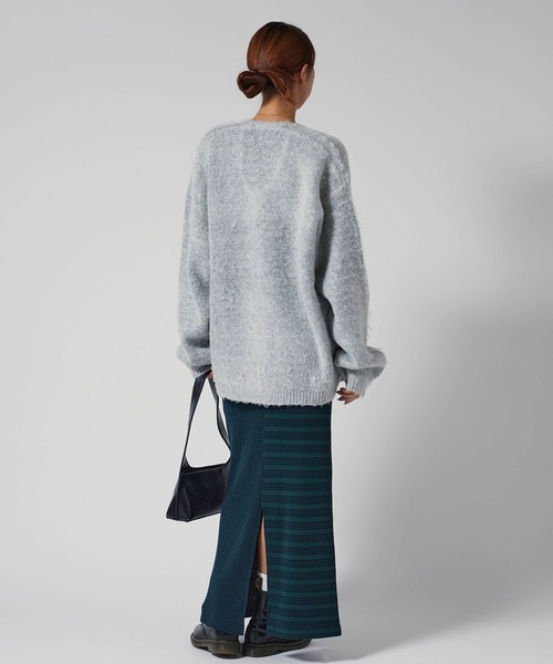 MILLER(ミラー)の「R.P.miller/ミラー Waffle Skirt サイドスリット ワッフル生地 タイトスカート(スカート・レディース・ブラウン/グリーン/ブルー・FREE)」の20枚目の写真