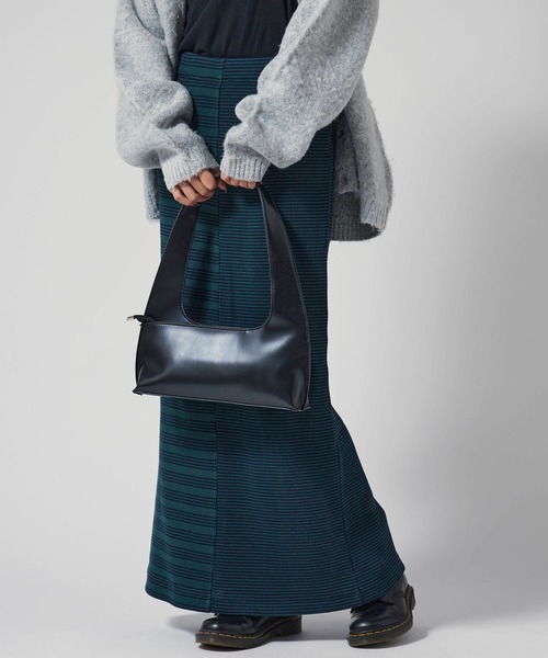 MILLER(ミラー)の「R.P.miller/ミラー Waffle Skirt サイドスリット ワッフル生地 タイトスカート(スカート・レディース・ブラウン/グリーン/ブルー・FREE)」の16枚目の写真