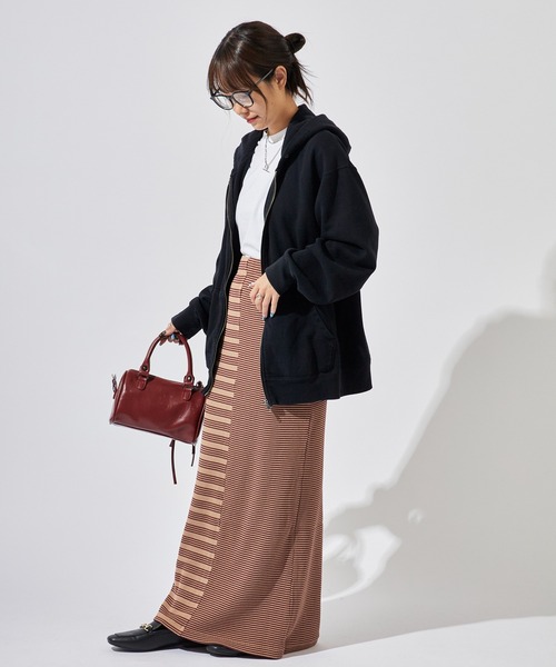 MILLER(ミラー)の「R.P.miller/ミラー Waffle Skirt サイドスリット ワッフル生地 タイトスカート(スカート・レディース・ブラウン/グリーン/ブルー・FREE)」の13枚目の写真