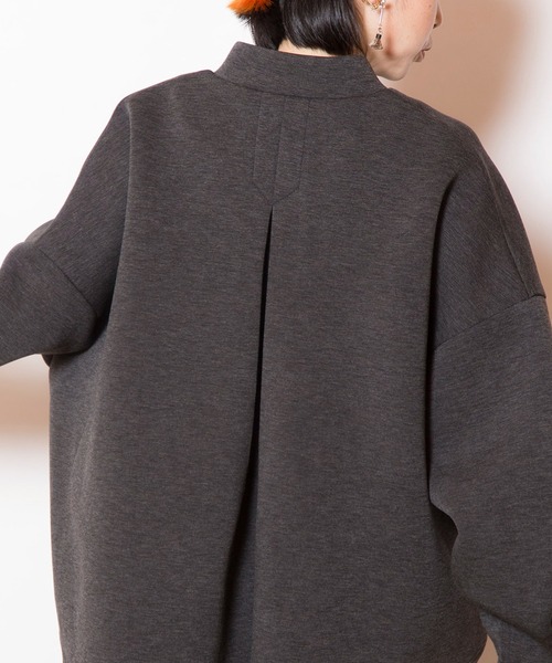 OSMOSIS（オズモーシス）の「ボンディングブルゾン（ブルゾン・レディース・グレー/ブラック/チャコール・ONE SIZE）」の14枚目の写真