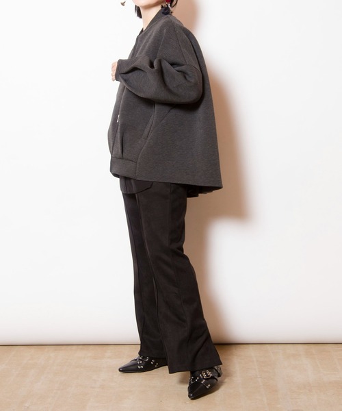 OSMOSIS（オズモーシス）の「ボンディングブルゾン（ブルゾン・レディース・グレー/ブラック/チャコール・ONE SIZE）」の19枚目の写真