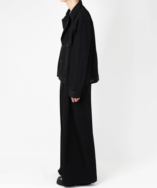 LAD MUSICIAN（ラッドミュージシャン）の「14oz DENIM BLOUSON（デニムジャケット・メンズ・ブラック・46/44/42）」の3枚目の写真