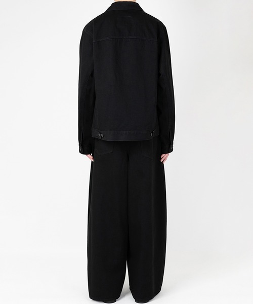 LAD MUSICIAN（ラッドミュージシャン）の「14oz DENIM BLOUSON（デニムジャケット・メンズ・ブラック・46/44/42）」の4枚目の写真