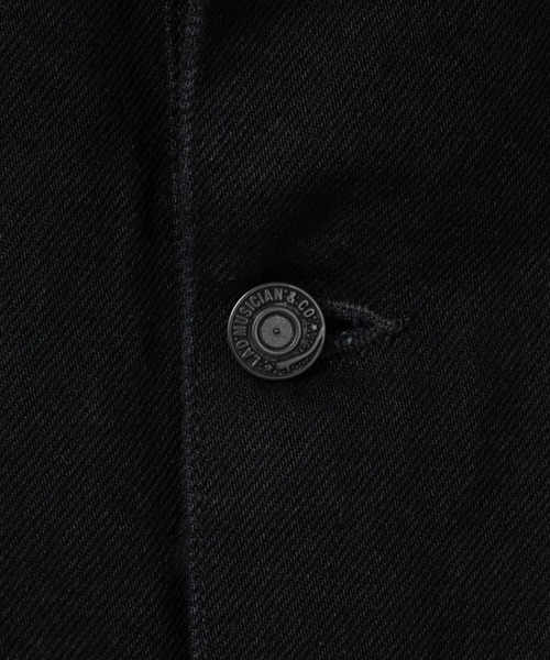 LAD MUSICIAN（ラッドミュージシャン）の「14oz DENIM BLOUSON（デニムジャケット・メンズ・ブラック・46/44/42）」の7枚目の写真