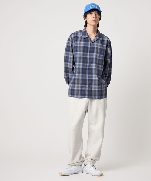 CITEN（シテン）の「＜CITEN＞オンブレーチェックシャツジャケット（シャツ/ブラウス・メンズ・ネイビー/ブラウン系・L/M）」の5枚目の写真