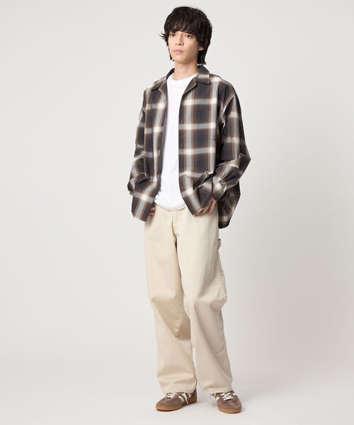 CITEN（シテン）の「＜CITEN＞オンブレーチェックシャツジャケット（シャツ/ブラウス・メンズ・ネイビー/ブラウン系・L/M）」の7枚目の写真