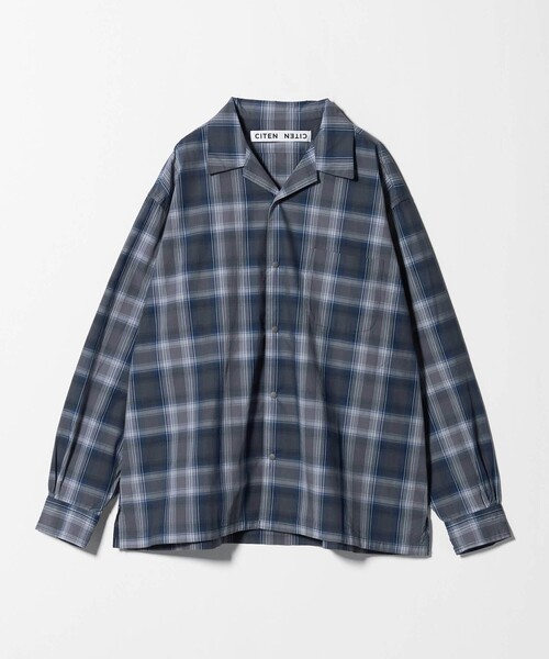 CITEN（シテン）の「＜CITEN＞オンブレーチェックシャツジャケット（シャツ/ブラウス・メンズ・ネイビー/ブラウン系・L/M）」の11枚目の写真