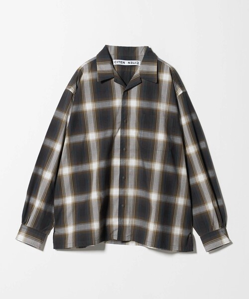 CITEN（シテン）の「＜CITEN＞オンブレーチェックシャツジャケット（シャツ/ブラウス・メンズ・ネイビー/ブラウン系・L/M）」の19枚目の写真