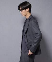 NANO universe | 「N JACKET PREMIUM」RENU(R) ウール混洗えるサキソニージャケット（セットアップ可）(テーラードジャケット)