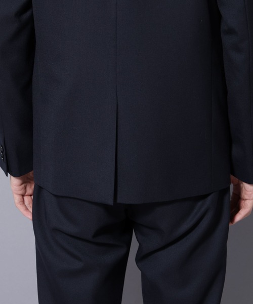 NANO universe（ナノユニバース）の「「N JACKET PREMIUM」RENU(R) ウール混洗えるサキソニージャケット（セットアップ可）（テーラードジャケット・メンズ・ダークネイビー/ダークグレー・S/M/L）」の19枚目の写真