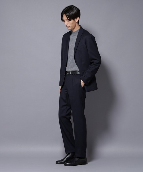 NANO universe（ナノユニバース）の「「N JACKET PREMIUM」RENU(R) ウール混洗えるサキソニージャケット（セットアップ可）（テーラードジャケット・メンズ・ダークネイビー/ダークグレー・S/M/L）」の15枚目の写真