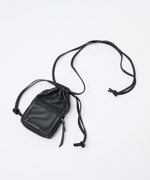 ED ROBERT JUDSON（エドロバートジャドソン）の「【ED ROBERT JUDSON / エドロバートジャドソン】drawstring neck purse /ドロスト ウォレットショルダー/巾着（財布）」