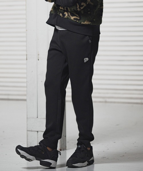 1minute 1second（ワンミニットワンセカンド）の「mp14223-cardboard pants with heart patch イージーパンツ(1M25F240)（スウェットパンツ・メンズ・ネイビー/トップグレー/ブラック・XL/L/M/S）」の11枚目の写真