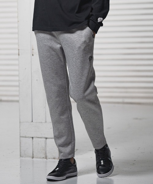 1minute 1second（ワンミニットワンセカンド）の「mp14223-cardboard pants with heart patch イージーパンツ(1M25F240)（スウェットパンツ・メンズ・ネイビー/トップグレー/ブラック・XL/L/M/S）」の17枚目の写真