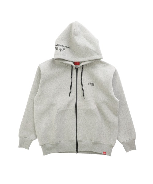 Manhattan Portage（マンハッタンポーテージ）の「Full Zip Parka（パーカー・メンズ・ブラック/ヘザーグレー・X-LARGE/LARGE/MEDIUM/SMALL）」の2枚目の写真