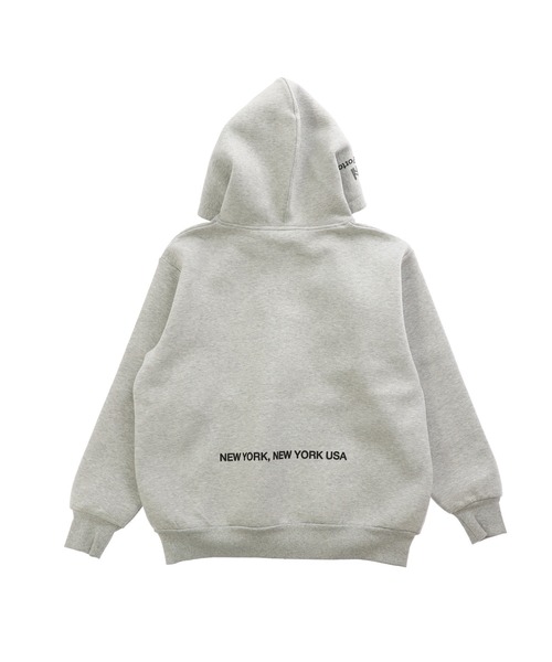 Manhattan Portage（マンハッタンポーテージ）の「Full Zip Parka（パーカー・メンズ・ブラック/ヘザーグレー・X-LARGE/LARGE/MEDIUM/SMALL）」の3枚目の写真