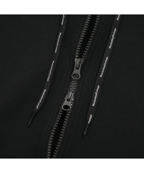 Manhattan Portage（マンハッタンポーテージ）の「Full Zip Parka（パーカー・メンズ・ブラック/ヘザーグレー・X-LARGE/LARGE/MEDIUM/SMALL）」の8枚目の写真
