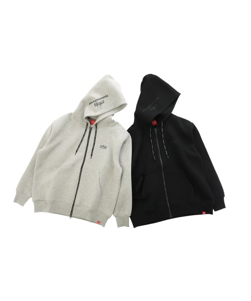 Manhattan Portage（マンハッタンポーテージ）の「Full Zip Parka（パーカー・メンズ・ブラック/ヘザーグレー・X-LARGE/LARGE/MEDIUM/SMALL）」の14枚目の写真