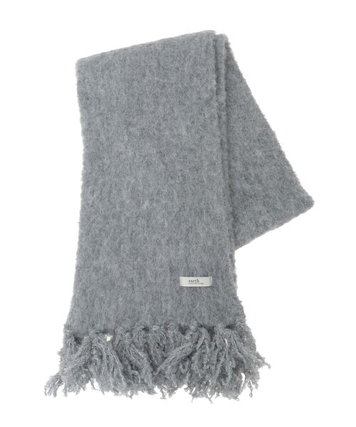 earth music&ecology（アースミュージックアンドエコロジー）の「ループヤーンフリンジマフラー（マフラー・レディース・ピンクベージュ/レッド/グレー・F）」の11枚目の写真