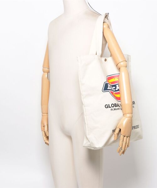 Dickies(ディッキーズ)の「★Dickies(ディッキーズ)★CANVAS TOTE BAG(ショルダーバッグ・レディース・オフホワイト・FREE)」の10枚目の写真