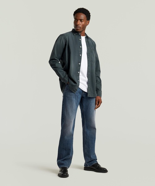 G-STAR(ジースター)の「REGULAR ONE-POCKET SHIRT/ヴィンテージライクウォッシュド加工ミリタリーディテールワンポケットレギュラーシャツ(シャツ/ブラウス・メンズ・ブルー系その他・SMALL/MEDIUM/LARGE/X-LARGE/X-SMALL)」の6枚目の写真